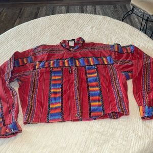 This vintage 90's Banjo shirt in size M is perfect for any Western-themed